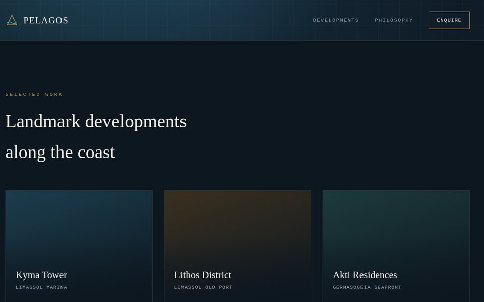 Pelagos homepage